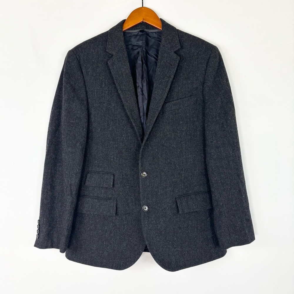 J Crew Ludlow Wool Blazer Jacket Gray Size 38S Mens Business Work